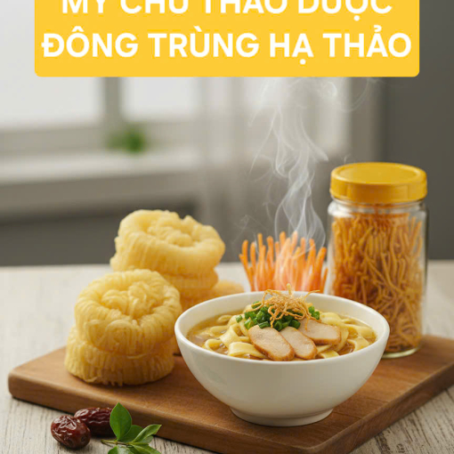 MỲ CHŨ THẢO DƯỢC ĐÔNG TRÙNG HẠ THẢO ( 1kg)