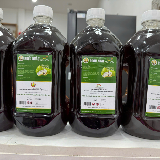 RƯỢU CỐT NHÀU 22% ( OCOP 3 SAO) - 2 LÍT